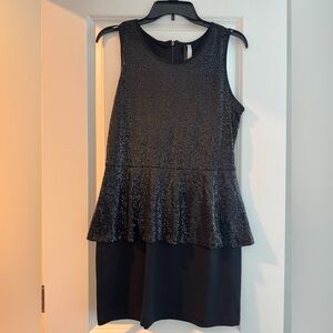 Sparkle Tank Peplum Dress